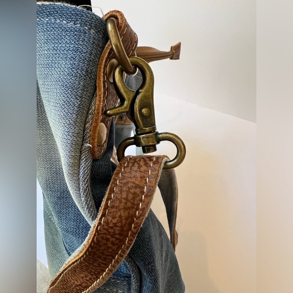 Myra Bag Denim Western Aztec Shoulder Bag - Picture 4 of 13